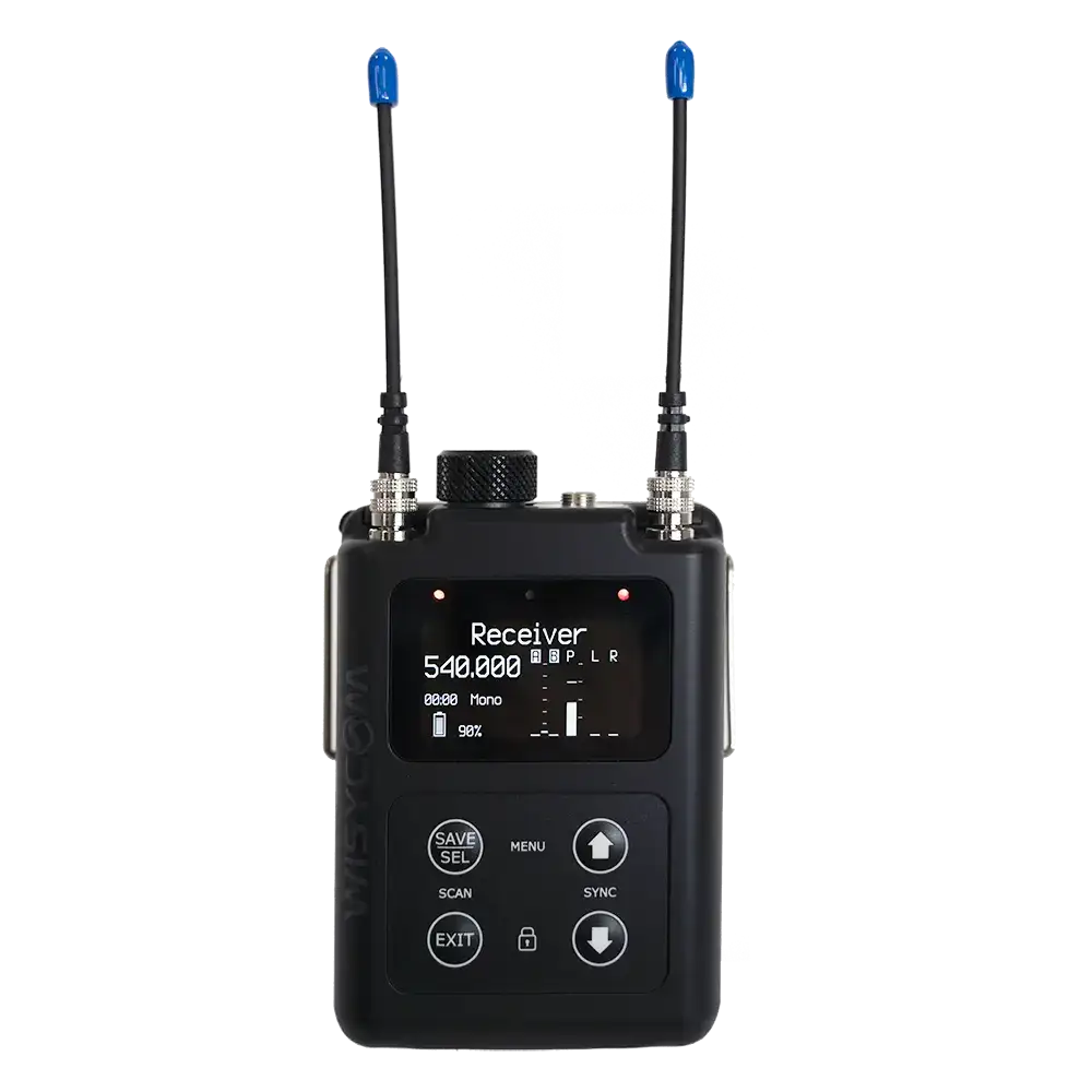 Wisycom Wisycom MPR60 Wideband True Diversity IEM/IFB Receiver professional audio equipment