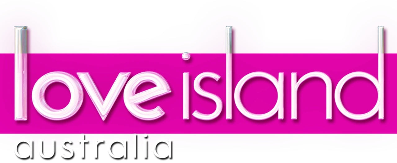 Love Island Australia logo with pink background