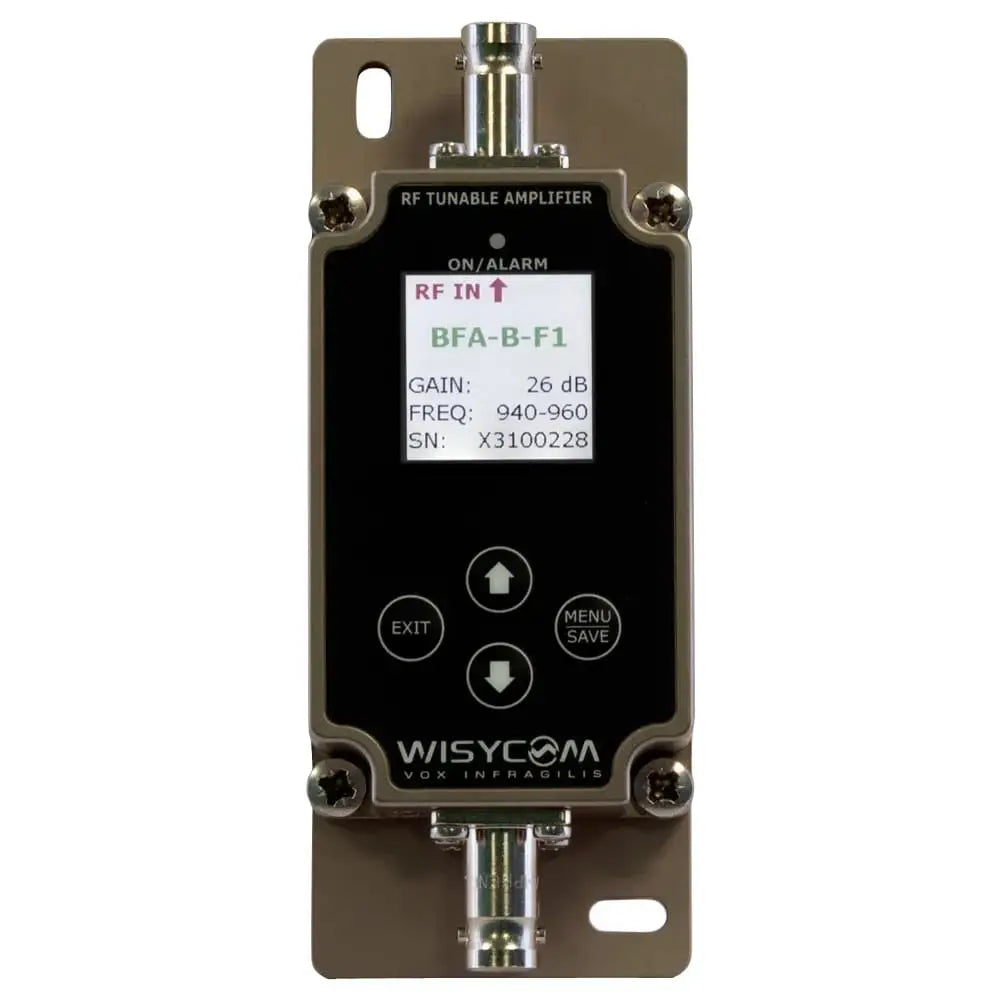 Wisycom Wisycom-BFA-Wideband Active Amplifier with remote controlled filters professional audio equipment