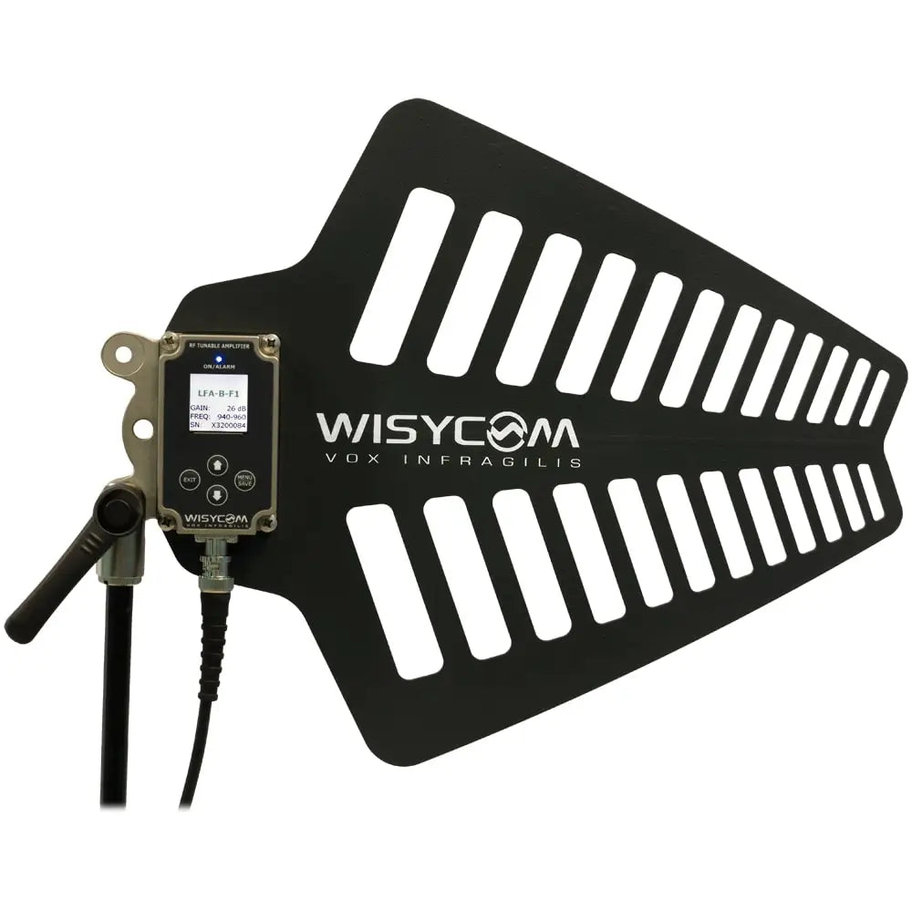 Wisycom Wisycom-LFA-Active Wideband Directional Active Antenna with remote controlled filters professional audio equipment