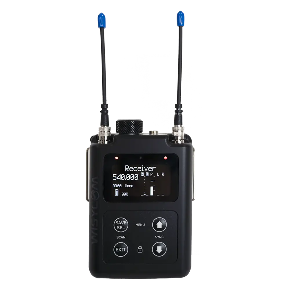 Wisycom Wisycom MPR60 Wideband True Diversity IEM/IFB Receiver professional audio equipment