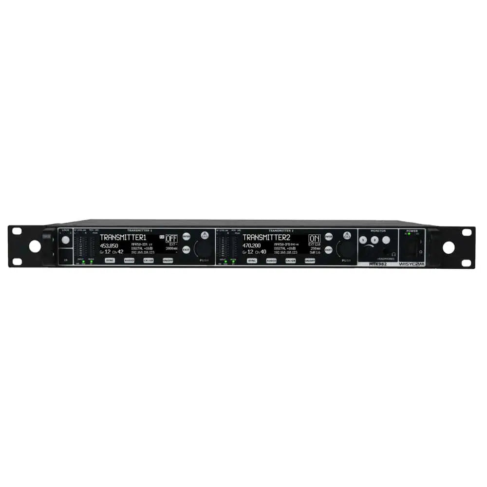 Wisycom Wisycom-MTK982-Wideband Dual Transmitter professional audio equipment